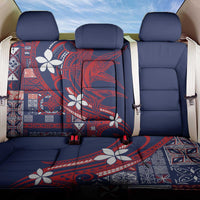 Samoa Manuia le Aso Tuto'atasi Back Car Seat Cover Siapo Mamanu Mix Tatau Marlin - Flag Color