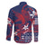 Samoa Manuia le Aso Tuto'atasi Family Matching Puletasi and Hawaiian Shirt Siapo Mamanu Mix Tatau Marlin - Flag Color