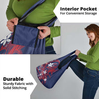 Samoa Manuia le Aso Tuto'atasi Grocery Bag Siapo Mamanu Mix Tatau Marlin - Flag Color