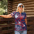 Samoa Manuia le Aso Tuto'atasi Women Polo Shirt Siapo Mamanu Mix Tatau Marlin - Flag Color