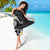 Kanaka Maoli Hawaii Plumeria Sarong Dancing Tentacles Black Style