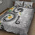 Kanaka Maoli Hawaii Plumeria Quilt Bed Set Dancing Tentacles White Style