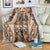 Bula Fiji Vintage Blanket Brown Masi Motifs