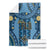 Bula Fiji Vintage Blanket Prussian Blue Masi Motifs