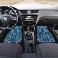 Bula Fiji Vintage Car Mats Prussian Blue Masi Motifs