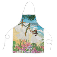 Aloha Hawaii Makahiki Hula Dance Apron Beach Scenery LT7 Multicolor - Polynesian Pride