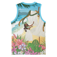 Aloha Hawaii Makahiki Hula Dance Basketball Jersey Beach Scenery LT7 - Polynesian Pride