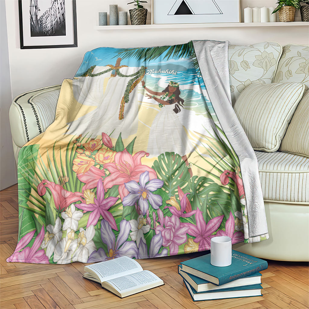 Aloha Hawaii Makahiki Hula Dance Blanket Beach Scenery LT7 Multicolor - Polynesian Pride