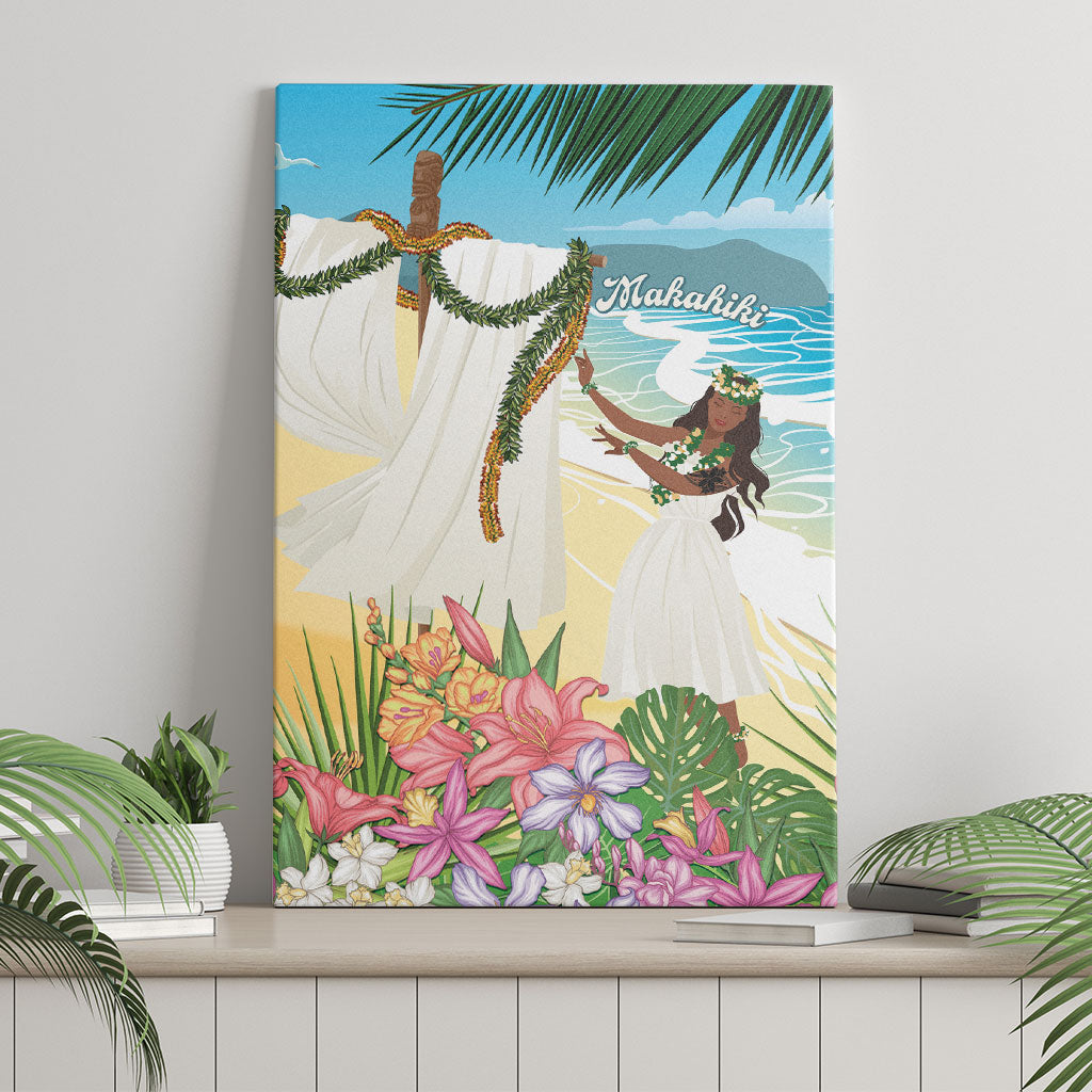 Aloha Hawaii Makahiki Hula Dance Canvas Wall Art Beach Scenery LT7 - Polynesian Pride