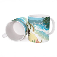 Aloha Hawaii Makahiki Hula Dance Ceramic Mug Beach Scenery LT7 - Polynesian Pride