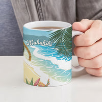 Aloha Hawaii Makahiki Hula Dance Ceramic Mug Beach Scenery LT7 - Polynesian Pride