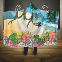 Aloha Hawaii Makahiki Hula Dance Hooded Blanket Beach Scenery LT7 - Polynesian Pride