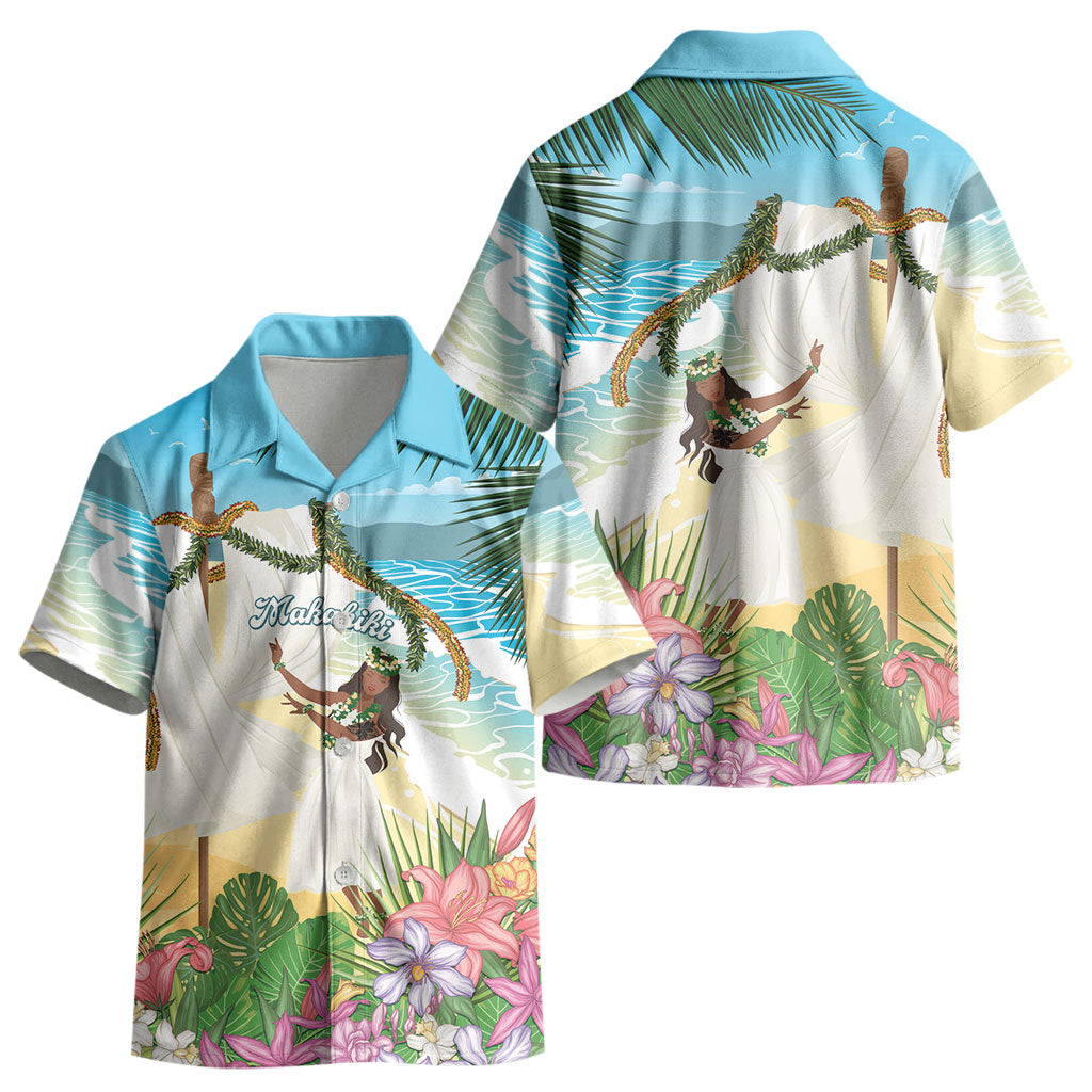 Aloha Hawaii Makahiki Hula Dance Kid Hawaiian Shirt Beach Scenery LT7 - Polynesian Pride