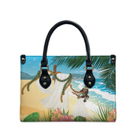 Aloha Hawaii Makahiki Hula Dance Leather Bag Beach Scenery LT7 - Polynesian Pride