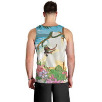 Aloha Hawaii Makahiki Hula Dance Men Tank Top Beach Scenery LT7 - Polynesian Pride
