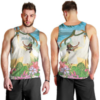 Aloha Hawaii Makahiki Hula Dance Men Tank Top Beach Scenery LT7 - Polynesian Pride