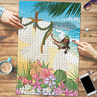 Aloha Hawaii Makahiki Hula Dance Puzzle Beach Scenery LT7 Multicolor - Polynesian Pride