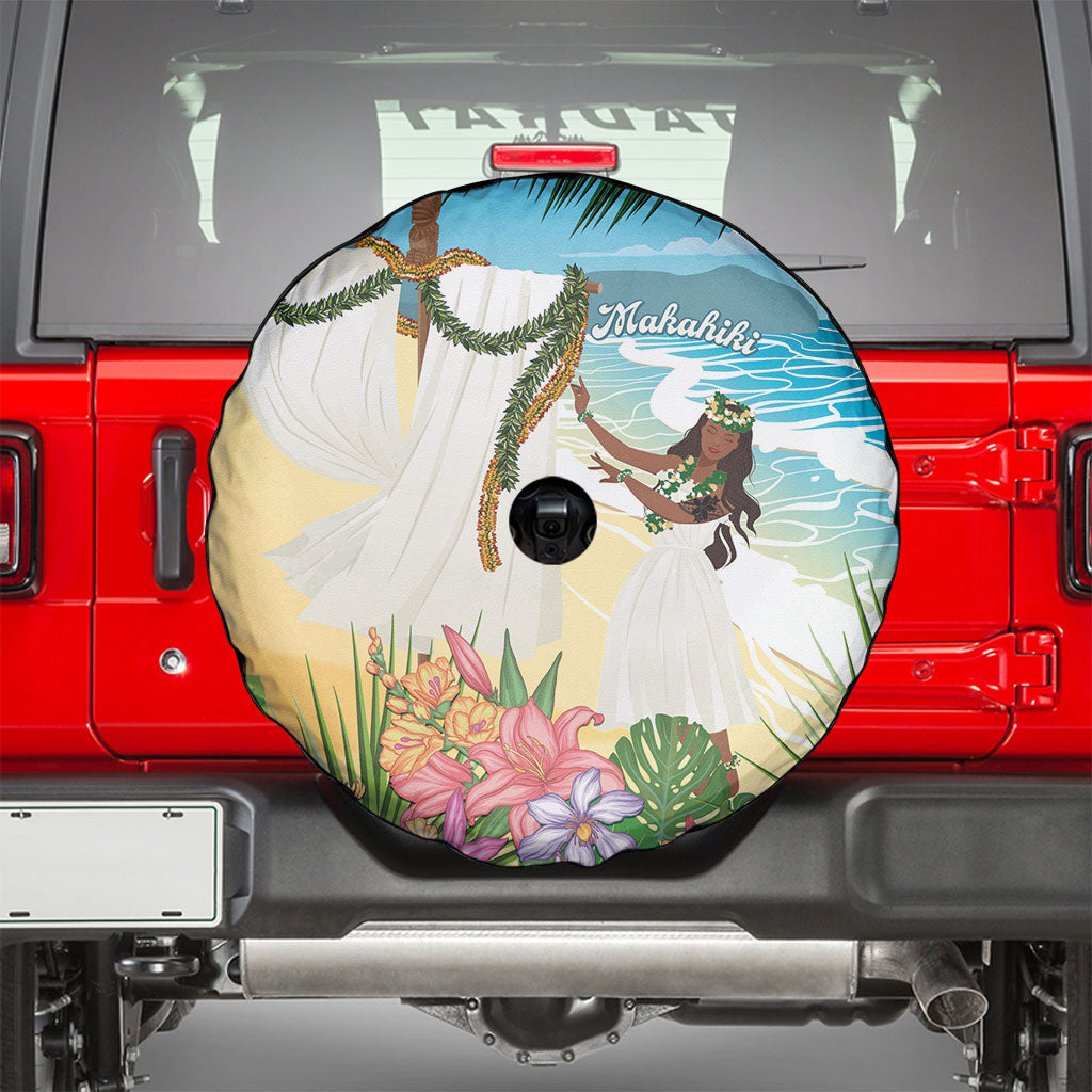 Aloha Hawaii Makahiki Hula Dance Spare Tire Cover Beach Scenery LT7 - Polynesian Pride