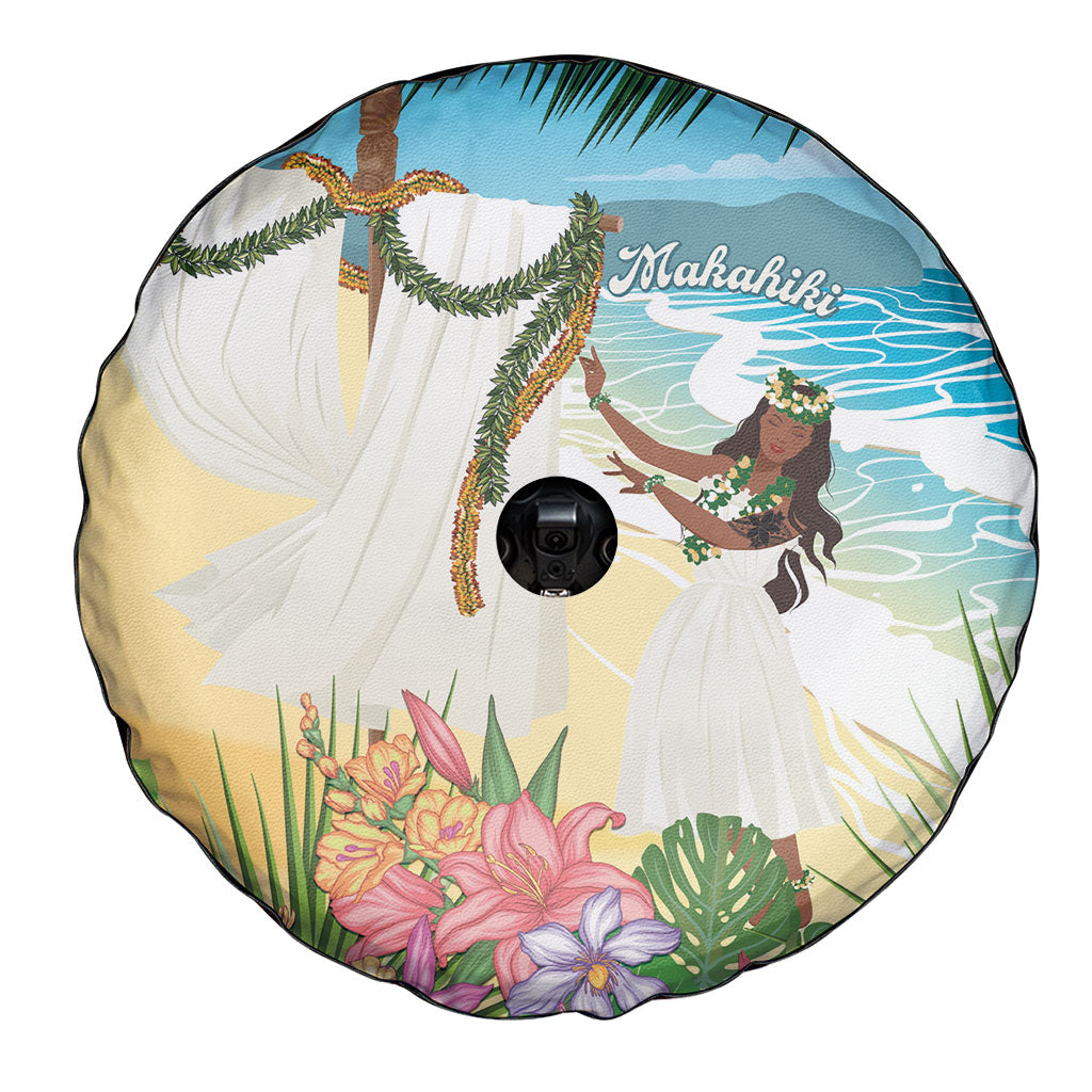 Aloha Hawaii Makahiki Hula Dance Spare Tire Cover Beach Scenery LT7 - Polynesian Pride