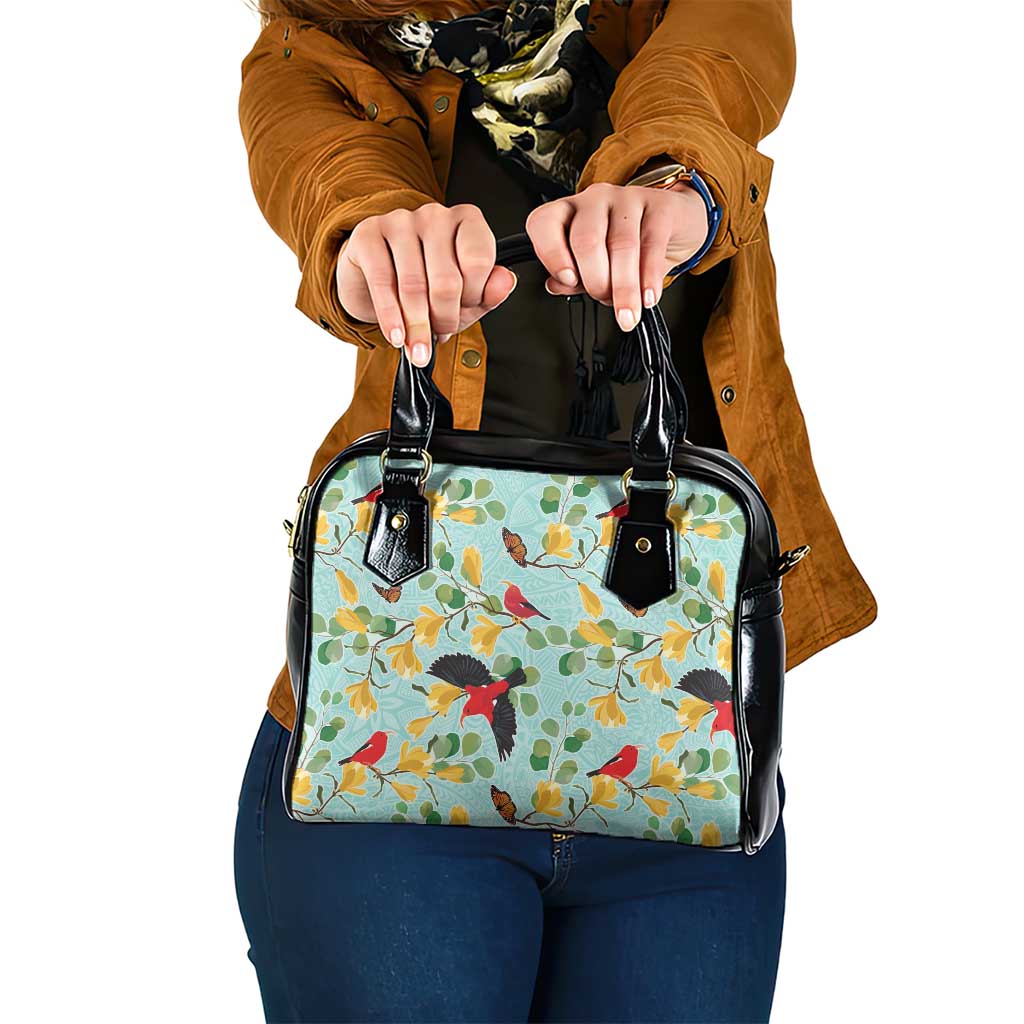 Aloha Hawaii Shoulder Handbag I'iwi on Mamane Pastel Turquoise LT7 One Size Turquoise - Polynesian Pride