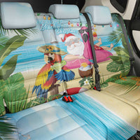Have Yourself A Beachy Little Christmas Back Car Seat Cover with Santa Chilling LT7 - Polynesian Pride