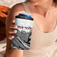 Aotearoa Personalized 4 in 1 Can Cooler Tumbler Proud To Be Maori