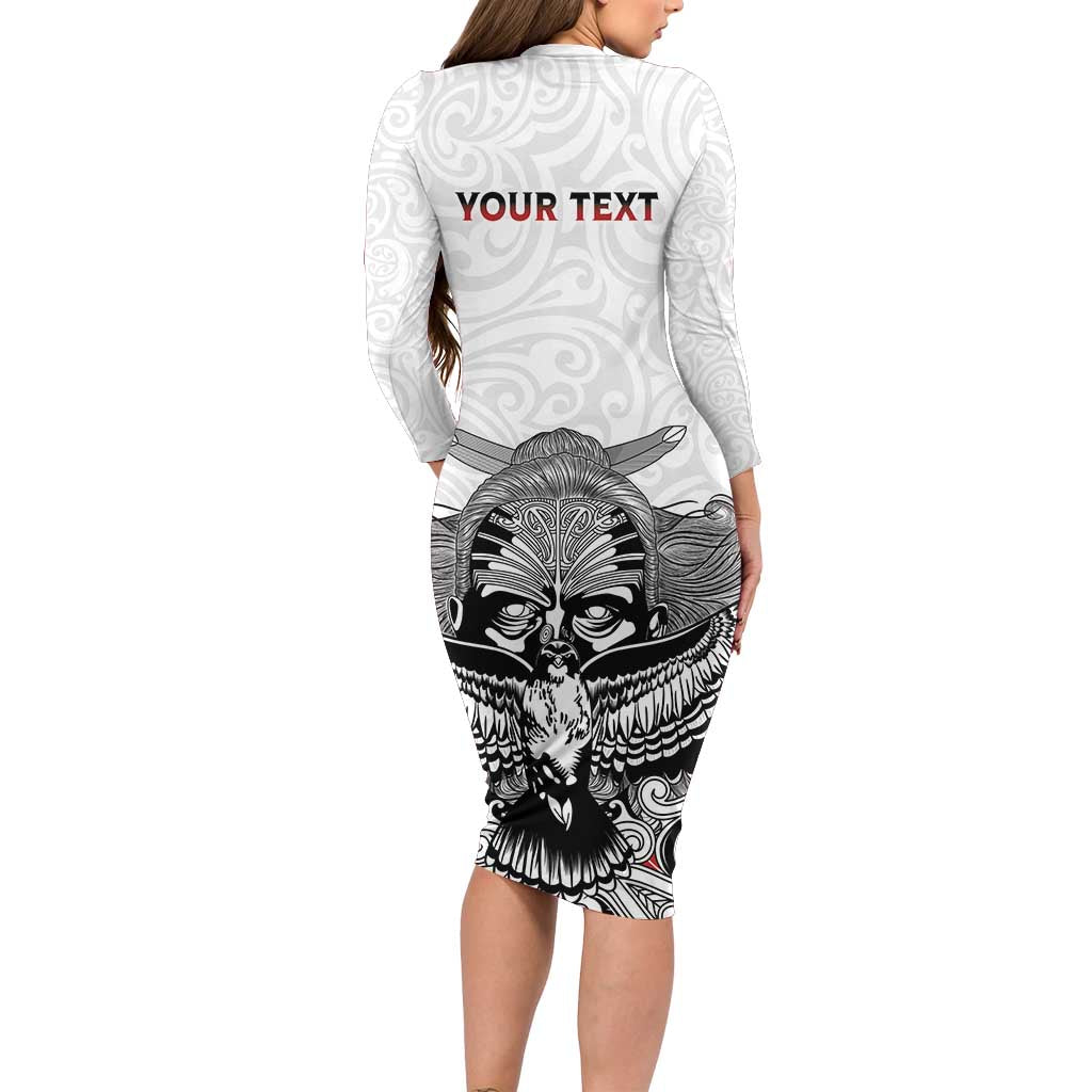 Aotearoa Personalized Family Matching Long Sleeve Bodycon Dress and Hawaiian Shirt Proud To Be Maori LT7 - Polynesian Pride