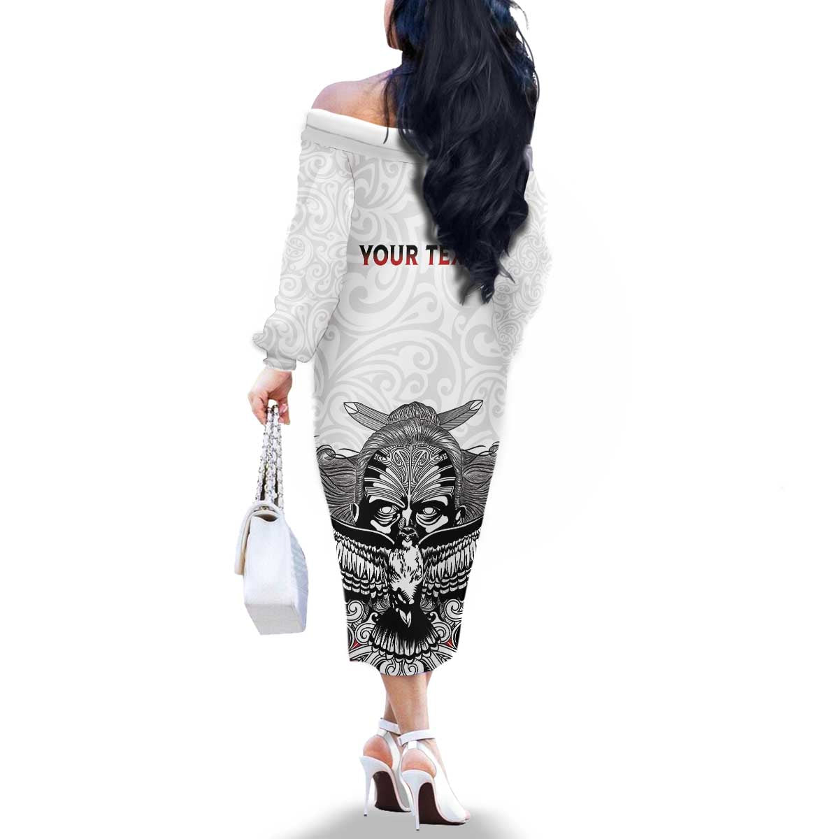 Aotearoa Personalized Family Matching Off The Shoulder Long Sleeve Dress and Hawaiian Shirt Proud To Be Maori LT7 - Polynesian Pride