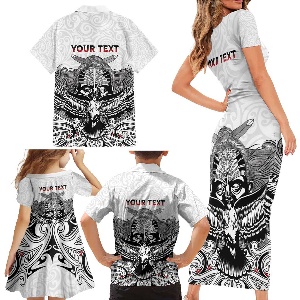 Aotearoa Personalized Family Matching Short Sleeve Bodycon Dress and Hawaiian Shirt Proud To Be Maori LT7 - Polynesian Pride