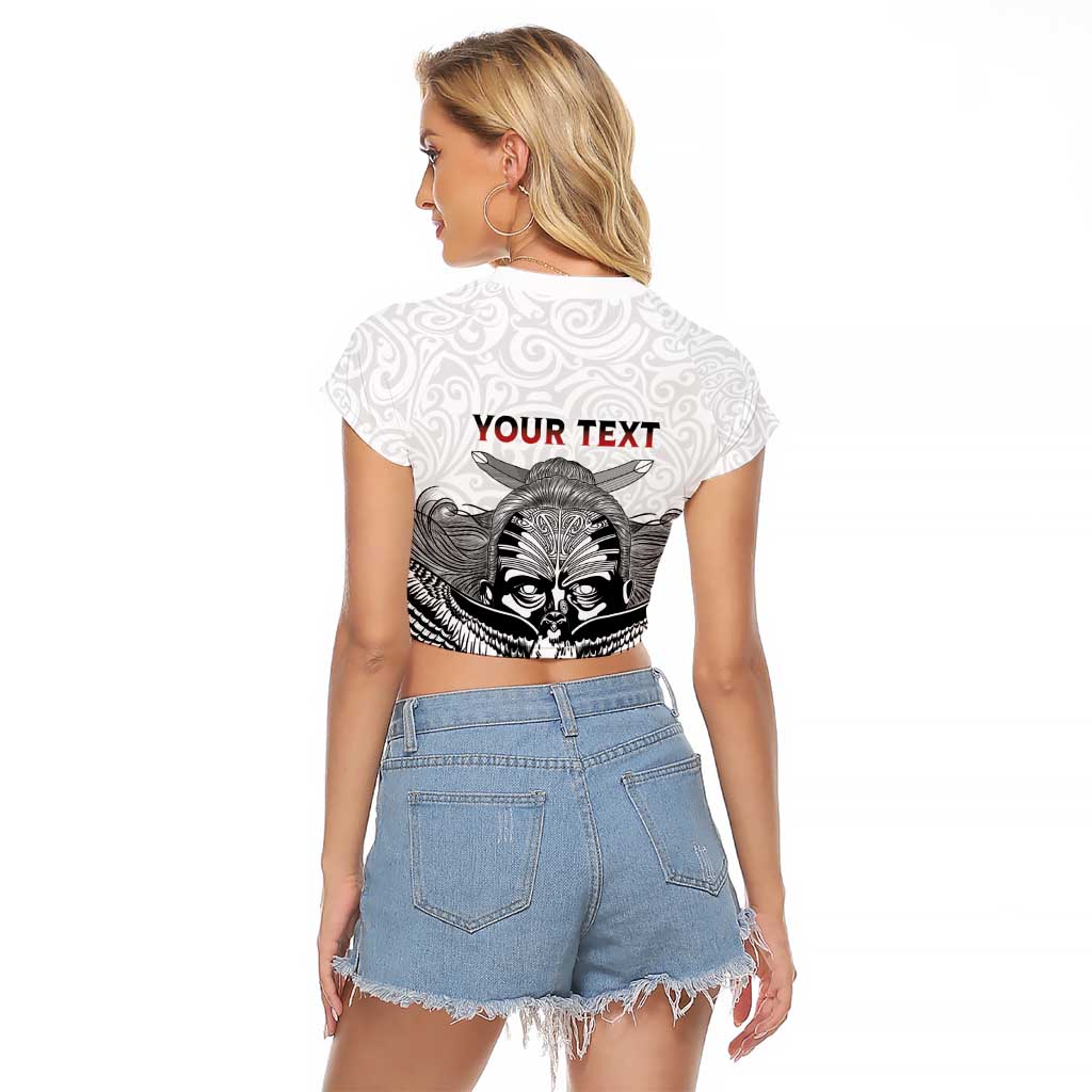 Aotearoa Personalized Raglan Cropped T Shirt Proud To Be Maori