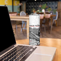 Aotearoa Personalized Skinny Tumbler Proud To Be Maori