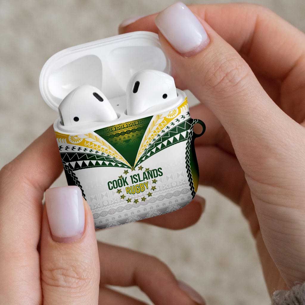 Cook Islands Rugby AirPods Case Kuki's Aitu Champions - Polynesian Pride