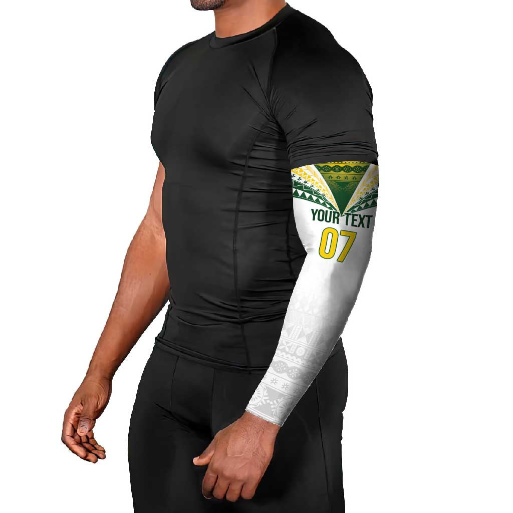 Cook Islands Rugby Custom Arm Sleeves Kuki's Aitu Champions - Polynesian Pride