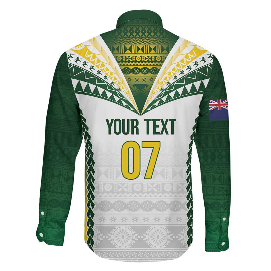 Cook Islands Rugby Custom Family Matching Off Shoulder Maxi Dress and Hawaiian Shirt Kuki's Aitu Champions LT7 - Polynesian Pride