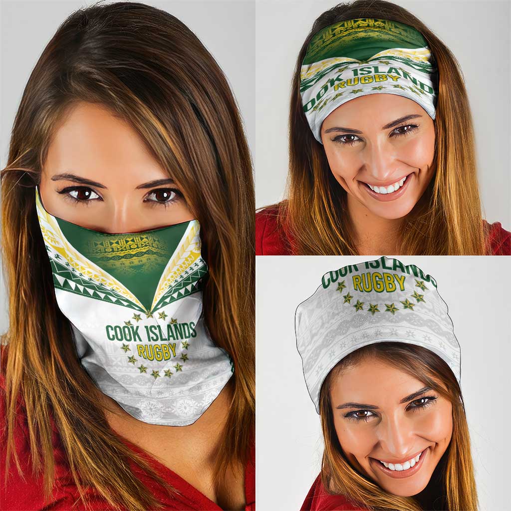 Cook Islands Rugby Neck Gaiter Kuki's Aitu Champions - Polynesian Pride