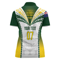 Cook Islands Rugby Custom Women Polo Shirt Kuki's Aitu Champions - Polynesian Pride
