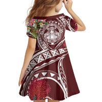 Aloha Hawaii Big Island Family Matching Summer Maxi Dress and Hawaiian Shirt Ohia Lehua Wahine LT7 - Polynesian Pride