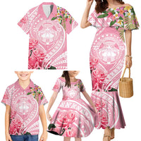 Aloha Hawaii Maui Family Matching Mermaid Dress and Hawaiian Shirt Goddess Lokelani Rose LT7 - Polynesian Pride