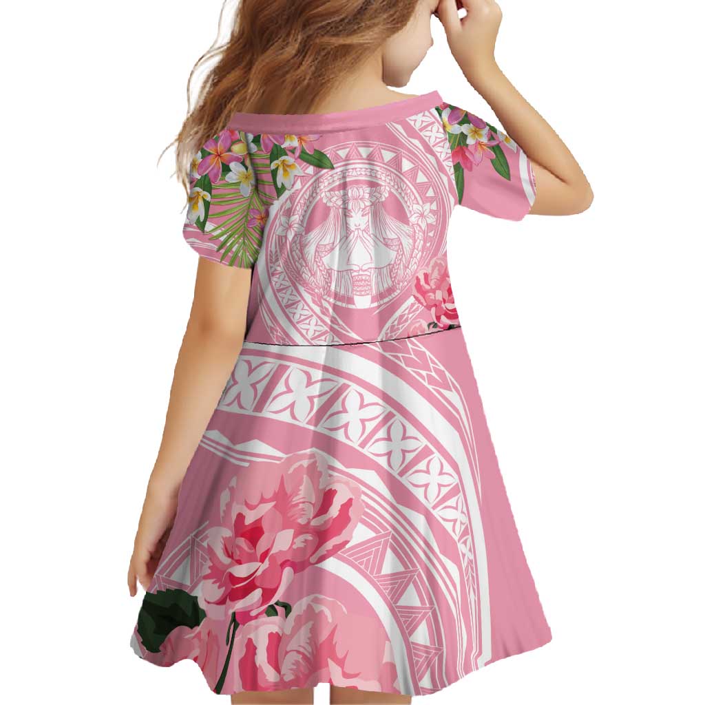 Aloha Hawaii Maui Family Matching Off Shoulder Maxi Dress and Hawaiian Shirt Goddess Lokelani Rose LT7 - Polynesian Pride