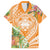 Aloha Hawaii Lanai Hawaiian Shirt Frangipani Mix Pineapple