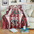 Bula Fiji Vintage Blanket Scarlet Masi Motifs