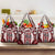 Bula Fiji Vintage Grocery Bag Scarlet Masi Motifs
