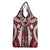 Bula Fiji Vintage Grocery Bag Scarlet Masi Motifs