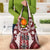 Bula Fiji Vintage Grocery Bag Scarlet Masi Motifs