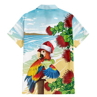 Have A Very Beach Christmas Family Matching Mermaid Dress and Hawaiian Shirt Parrot By Lehua Flower LT7 - Polynesian Pride