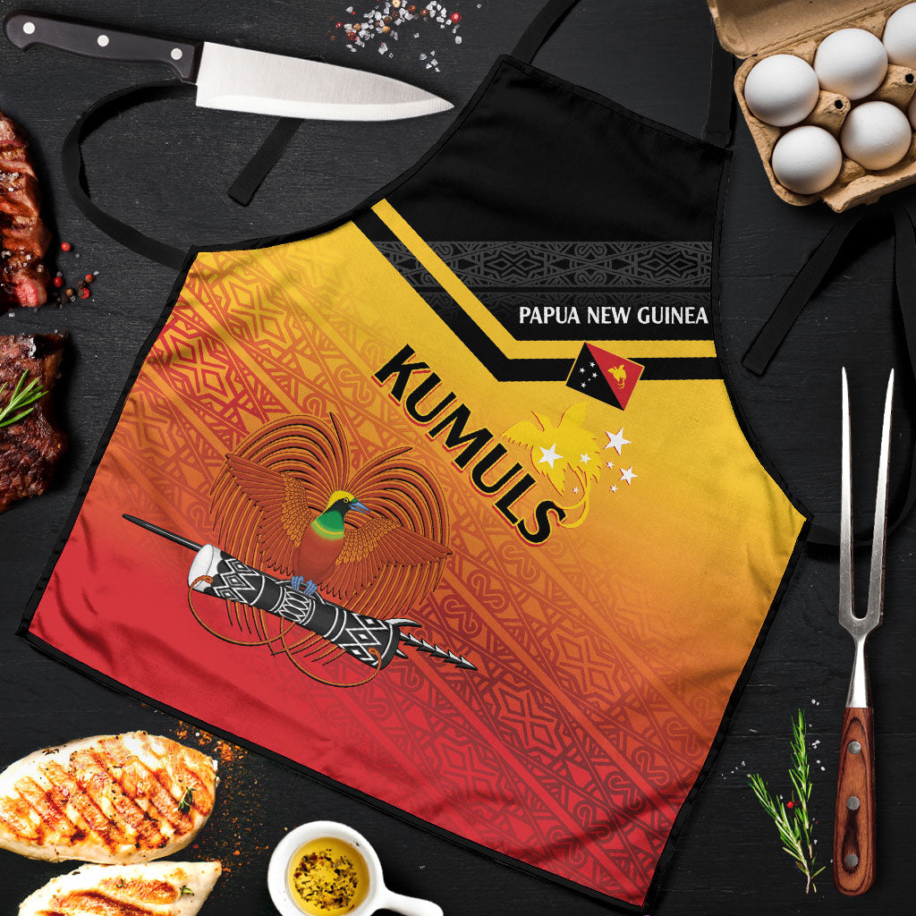Papua New Guinea Rugby The Kumuls Apron Motuan Inspired Pattern LT7 Multicolor - Polynesian Pride