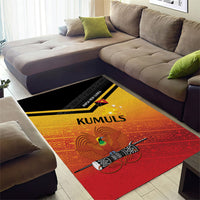 Papua New Guinea Rugby The Kumuls Area Rug Motuan Inspired Pattern LT7 - Polynesian Pride