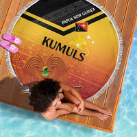 Papua New Guinea Rugby The Kumuls Beach Blanket Motuan Inspired Pattern LT7 - Polynesian Pride