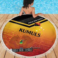 Papua New Guinea Rugby The Kumuls Beach Blanket Motuan Inspired Pattern LT7 - Polynesian Pride