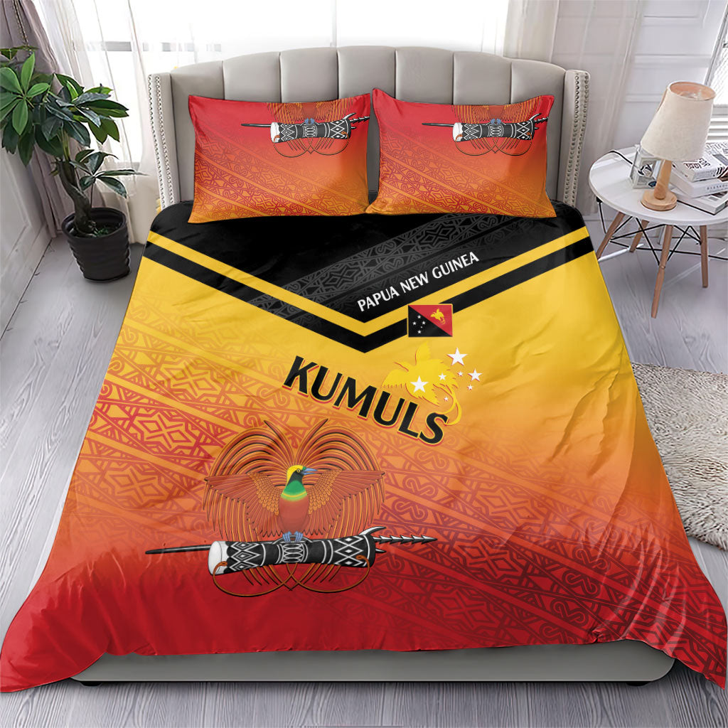 Papua New Guinea Rugby The Kumuls Bedding Set Motuan Inspired Pattern LT7 - Polynesian Pride
